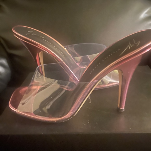 Giuseppe zanoti metallic pink clear pump - Picture 2 of 7